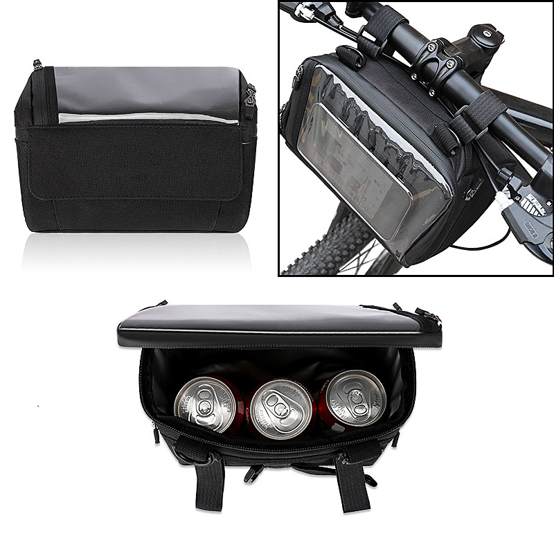 Sac de téléphone de vélo d'écran tactile faisant un cycle la poche imperméable 20x8x10cm extérieurs de portefeuille de cas de téléphone