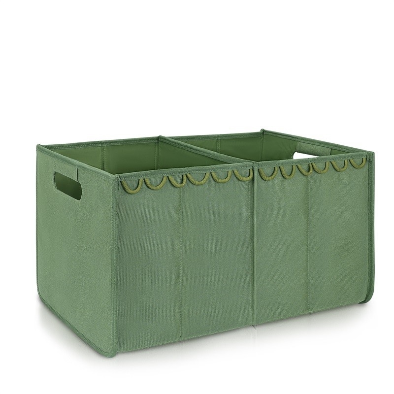 Stockage pliant Tote Luggage Storage For Suv de tronc deux compartiments 36x4x9 pliables »