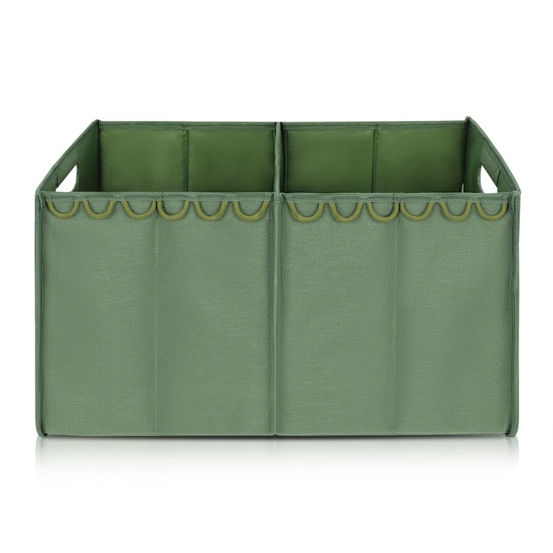 Stockage pliant Tote Luggage Storage For Suv de tronc deux compartiments 36x4x9 pliables »