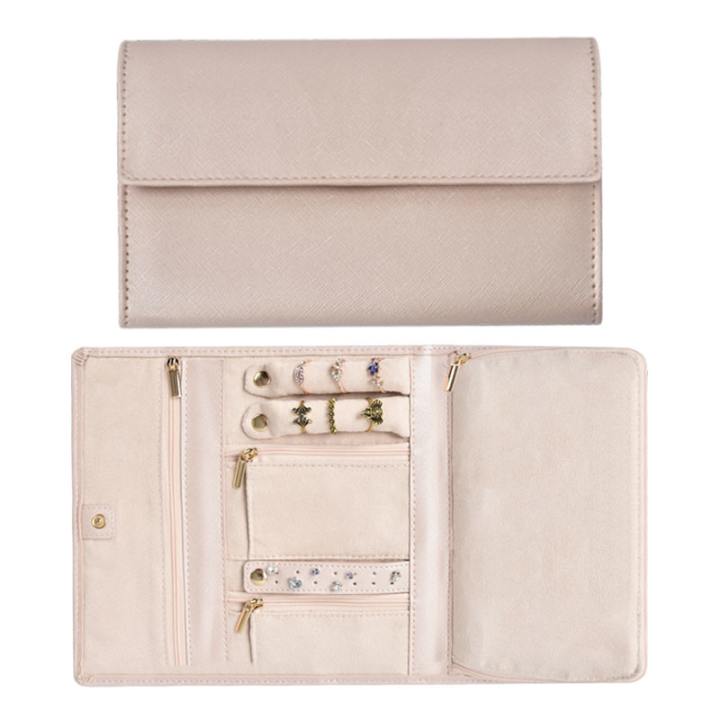 Les bijoux de maquillage enroulent l'organisateur Case Small Holder 8x5x1 portatif de sac de voyage »