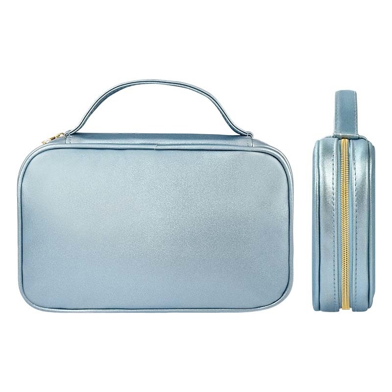 Petit étui à bijoux de voyage en simili cuir organisateur de voyage Portable 10x6.4x2