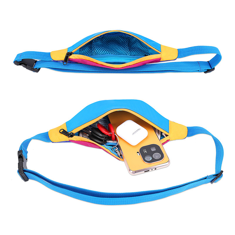Pouce en nylon de Fanny Pack 420D 11X2.3X4.3 des femmes de sac de taille de bride de courroie