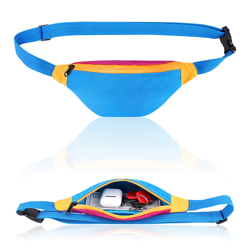 Pouce en nylon de Fanny Pack 420D 11X2.3X4.3 des femmes de sac de taille de bride de courroie