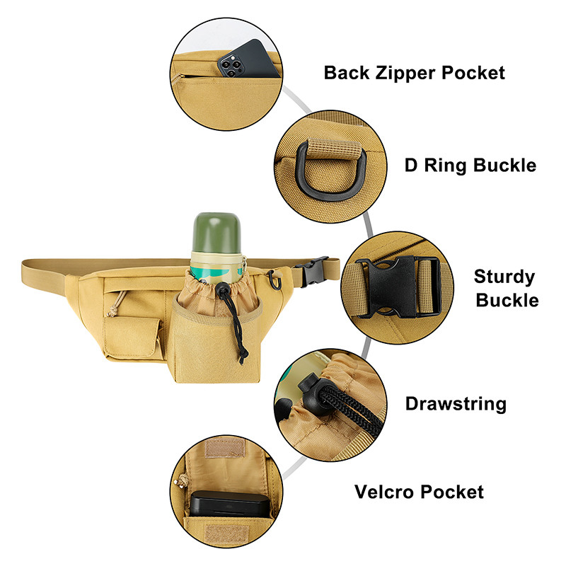 Téléphone portable petite Fanny Pack For Running Messenger 14X6 de sac de taille de poche de sport de ceinture »