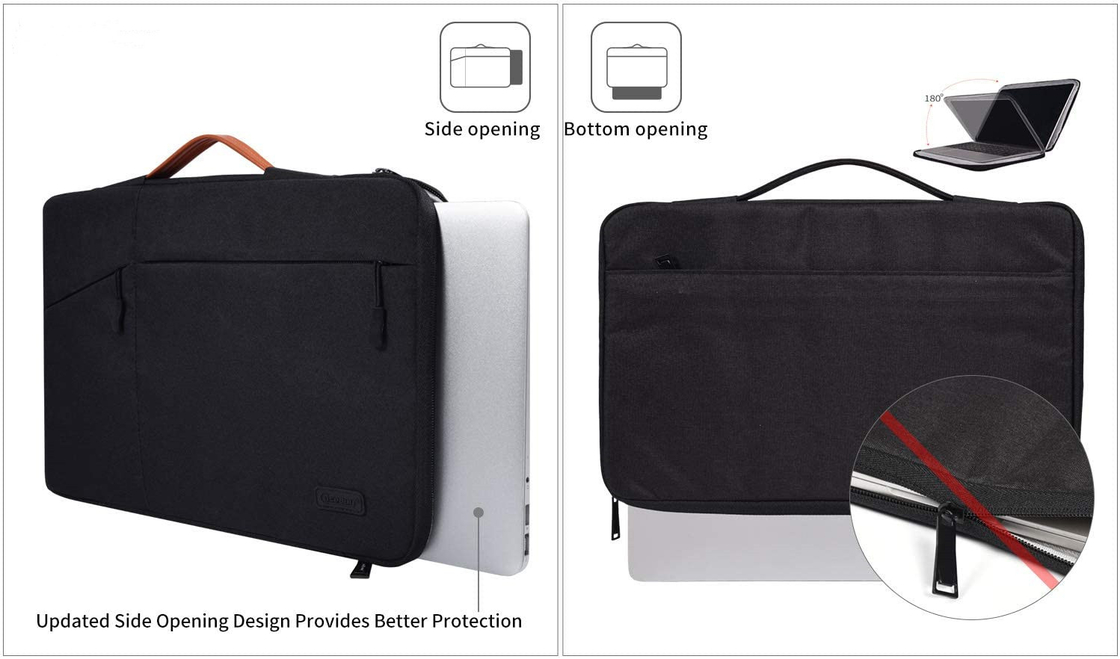 L'ordinateur portable d'affaires de toile de main met en sac Tote Briefcase 10 pouces 11,6 pouces 21 pouces 22 pouces