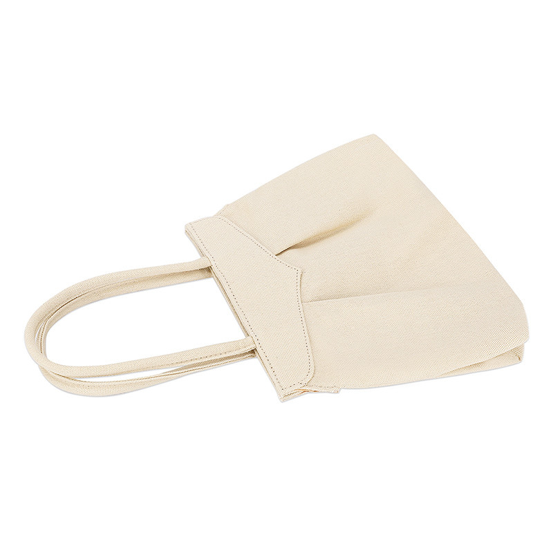 Réutilisable écologique sac à provisions la toile viable Tote Bags Zipper Button 10x7 »