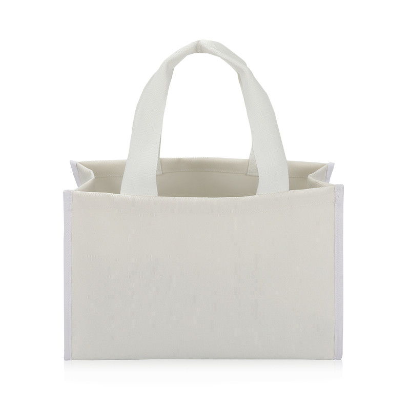 La toile Tote Bag Eco Friendly Shopping met en sac le fond épais résistant au détail 4x4x10 »