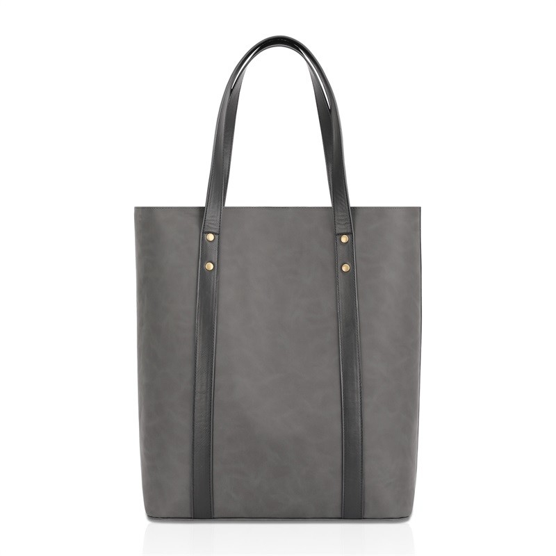 L'impression écologique sac à provisions l'emballage en cuir 13X5X15 de client de poche faite sur commande de tirette »