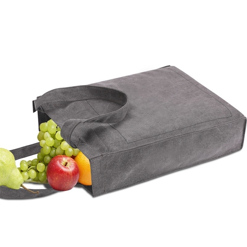 Les sacs à provisions écologiques réutilisables Tote Women ' sacs à main de toile de S pince 13X3X16 »