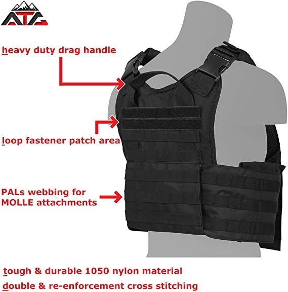 Libération rapide de Molle de gilet tactique de transporteur de plat avec la maille 34