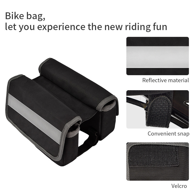 Arrière imperméable de grand de téléphone sac de vélo sous la poche de la marque réfléchissante de Seat pour faire un cycle 7X6X5 »