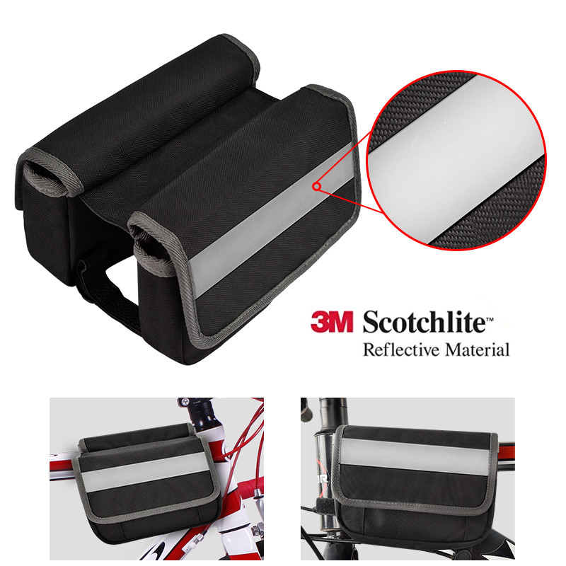 Arrière imperméable de grand de téléphone sac de vélo sous la poche de la marque réfléchissante de Seat pour faire un cycle 7X6X5 »