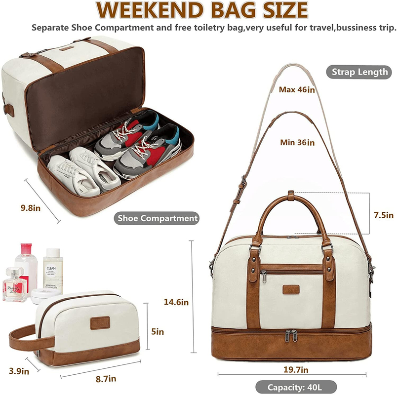 Le voyage élégant de molleton met en sac avec pouce 19.7x9.8x14.6 de l'article de toilette 19 de compartiment d'ordinateur portable »