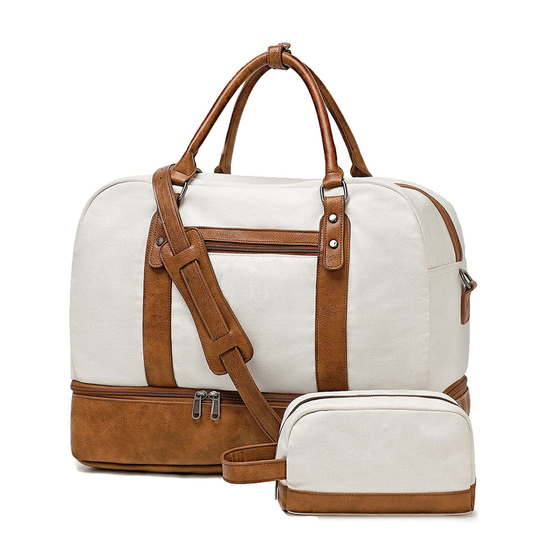 Le voyage élégant de molleton met en sac avec pouce 19.7x9.8x14.6 de l'article de toilette 19 de compartiment d'ordinateur portable »