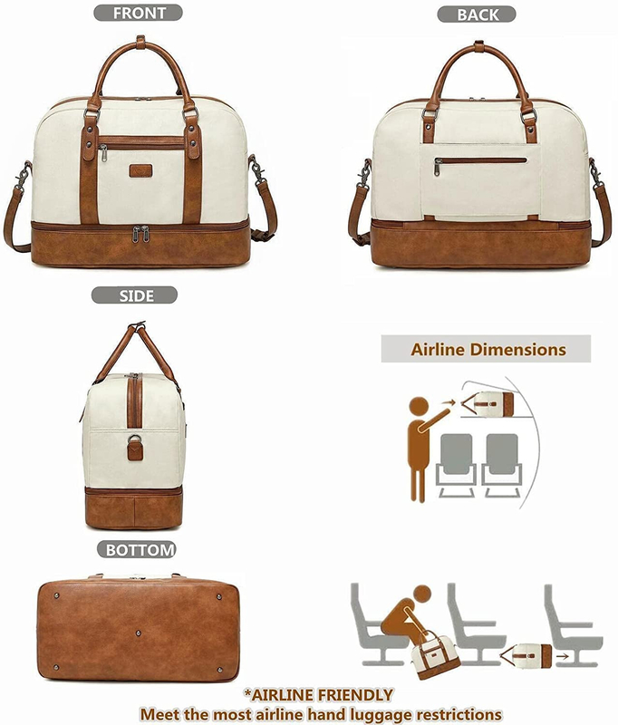 Le voyage élégant de molleton met en sac avec pouce 19.7x9.8x14.6 de l'article de toilette 19 de compartiment d'ordinateur portable »