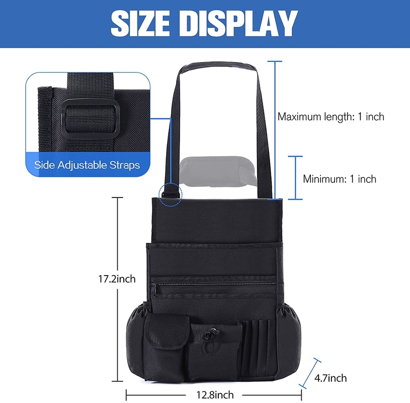 Sac 12.8X4.7X17.2 de Bag Storage Front Backseat With Removable Cooler d'organisateur de tronc de voiture »