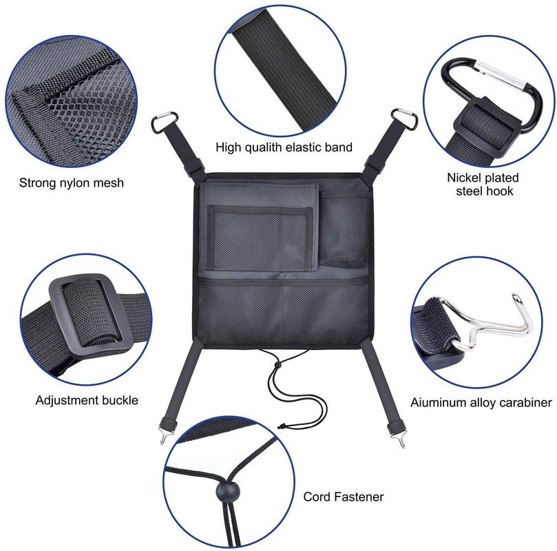 Main automatique de poche de sac de fabrication de stockage de Seat de voiture de filet de bourse arrière latérale de sac