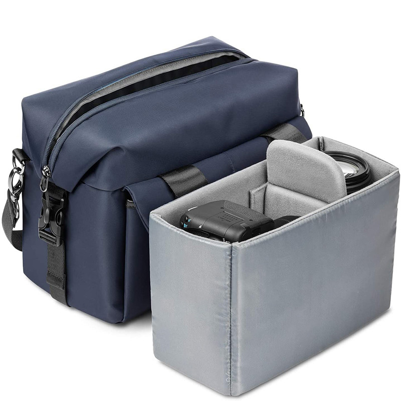 Photo Mirrorless de résistant à l'eau et sac d'épaule de caméra de DSLR pour Canon Sony Nikon