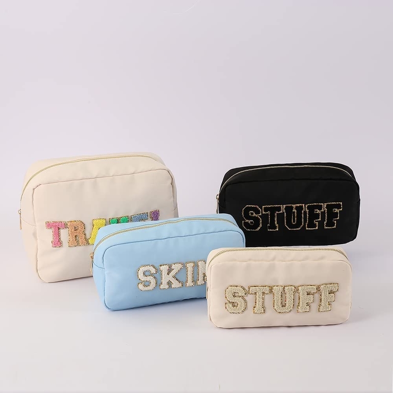 Grand sac extral superbe imperméable de poche de maquillage, sac cosmétique de poche de voyage pour des femmes
