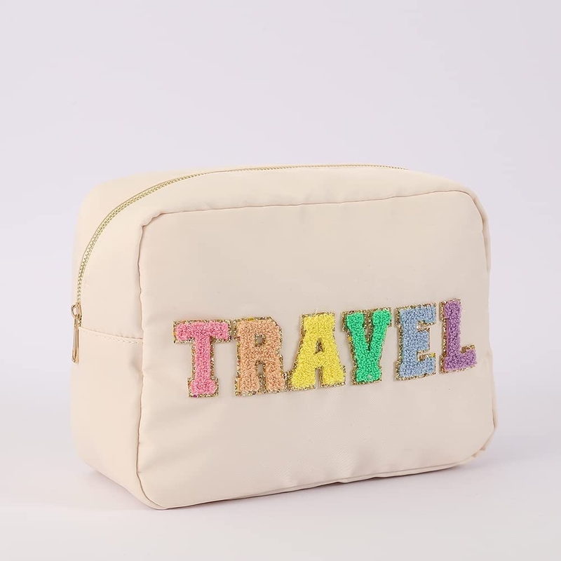 Grand sac extral superbe imperméable de poche de maquillage, sac cosmétique de poche de voyage pour des femmes