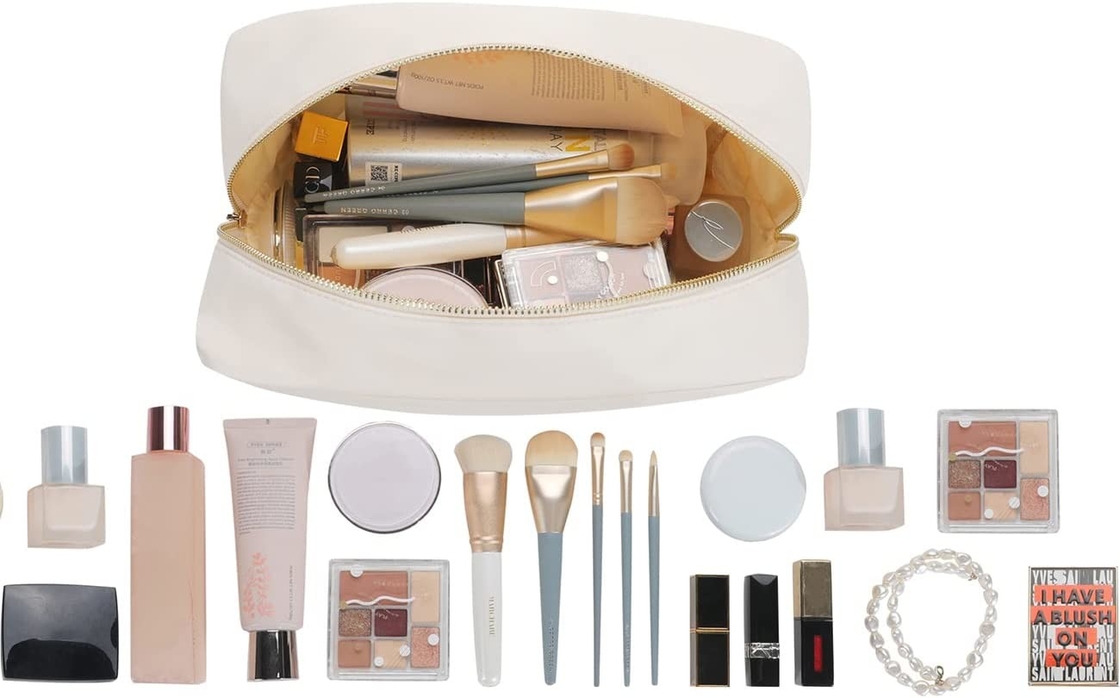 Grand sac extral superbe imperméable de poche de maquillage, sac cosmétique de poche de voyage pour des femmes