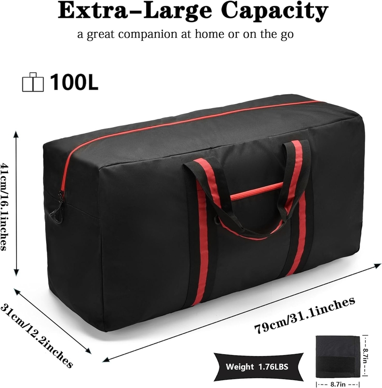 Sac de voyage pour week-end avec 100 litres pour hommes et femmes