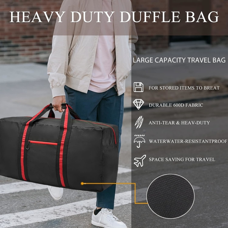 Sac de voyage pour week-end avec 100 litres pour hommes et femmes