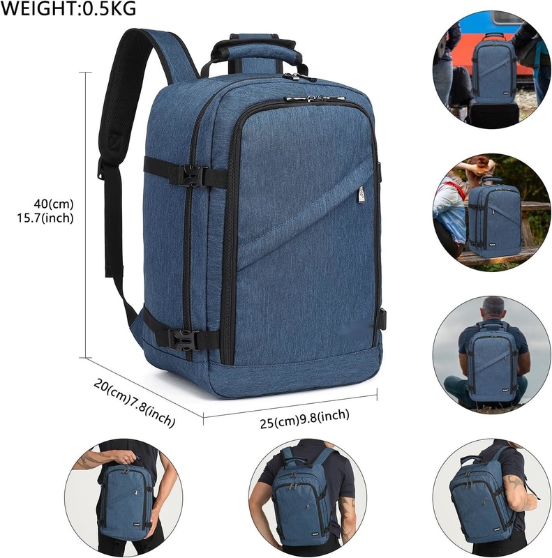 Sac de jour léger de la marine pour le vol 20L à transporter dans l'avion approuvé sous le siège