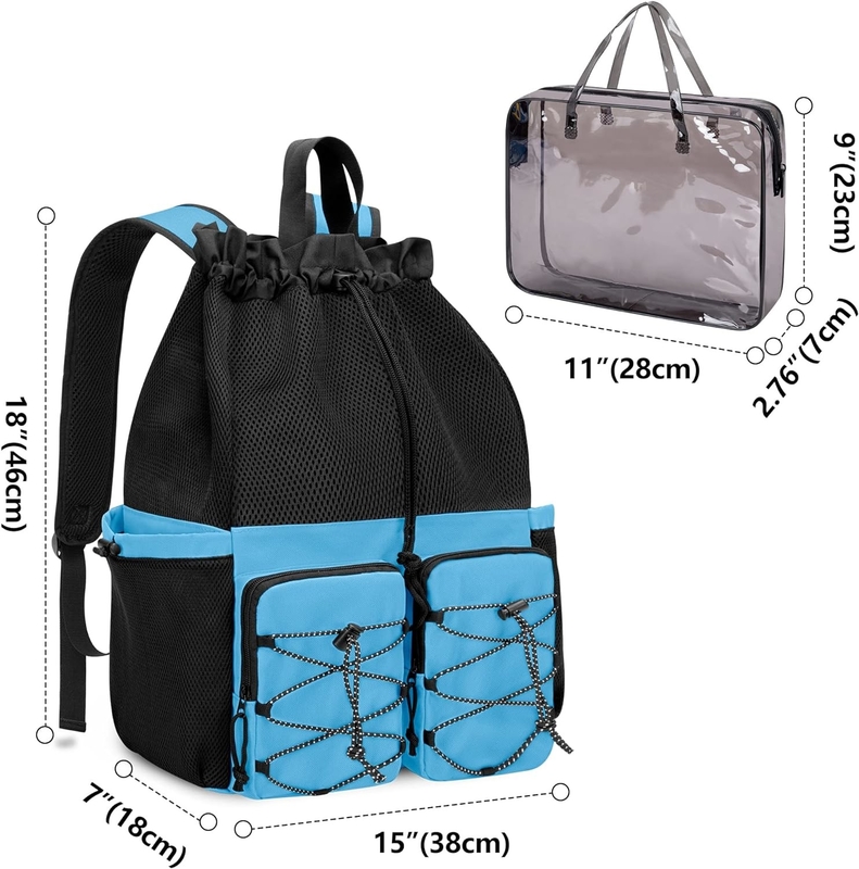Gros sac de voyage en maille personnalisé pour hommes et femmes