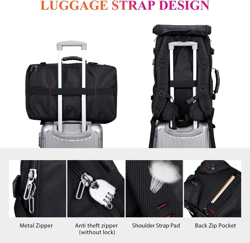 Un sac à main en nylon convertible pour hommes.