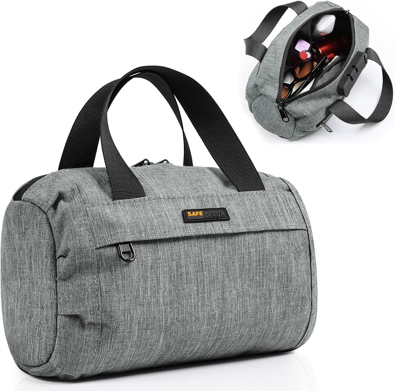Grands cadeaux contenant revêtu de carbone charbon actif Boston sac anti-odeur de voyage sur mesure avec verrouillage combiné