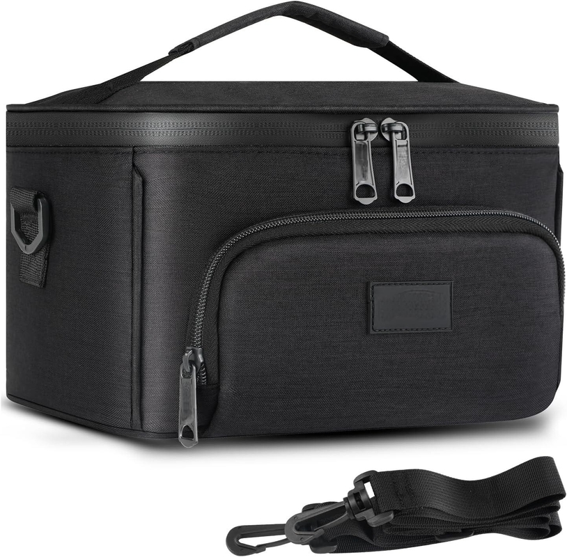 Sac portable de grande capacité, résistant à l'odeur et à l'odeur, personnalisé, résistant aux odeurs, à l'épaule détachable, séparateur amovible