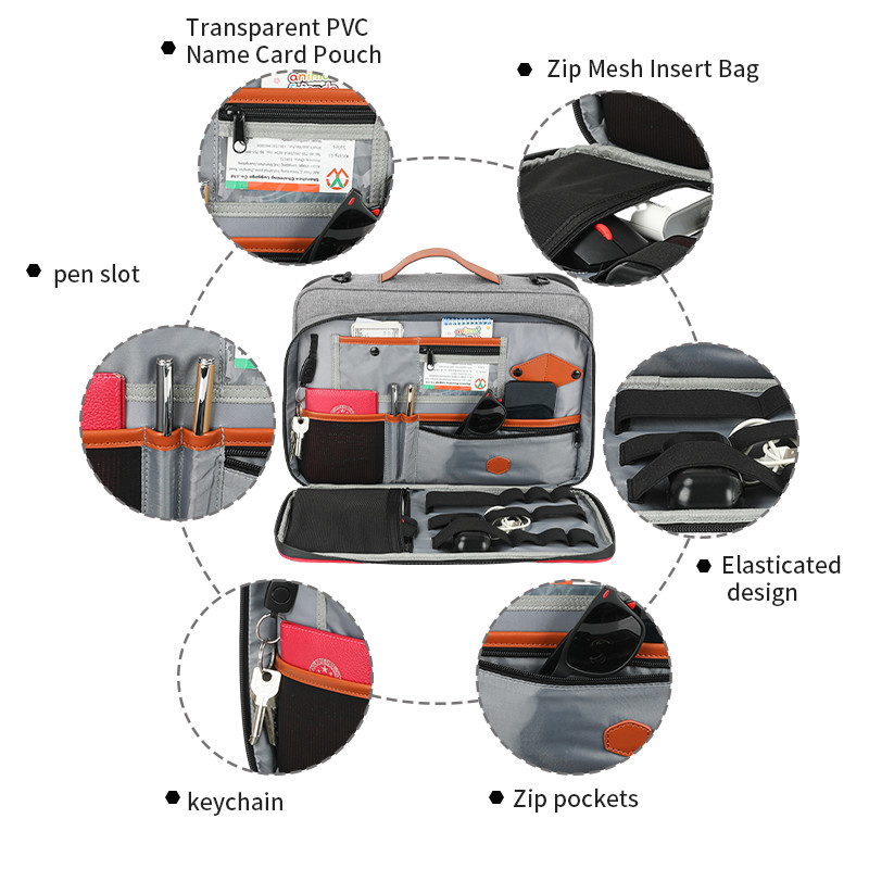 2024 Nouveau ordinateur étanche à l'eau de grande capacité ordinateur portable sac de voyage personnalisé avec épaule