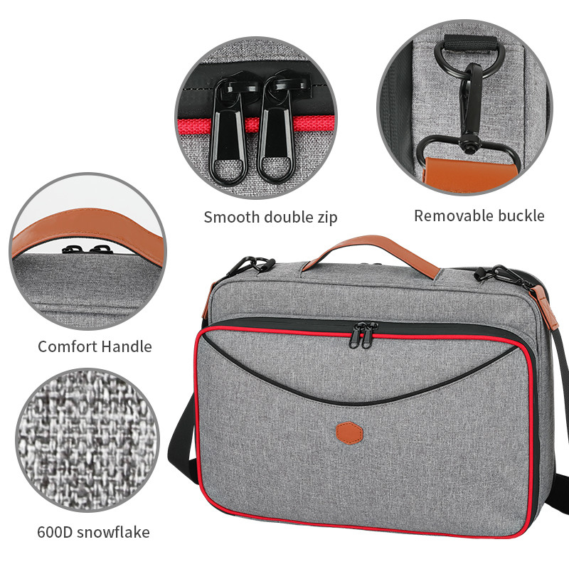 2024 Nouveau ordinateur étanche à l'eau de grande capacité ordinateur portable sac de voyage personnalisé avec épaule