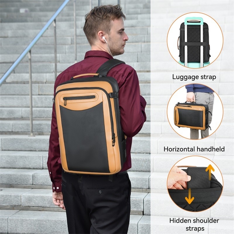 Travail résistant à l'eau École collégiale Anti-vol Entreprise Sac à dos portable de voyage sur mesure avec port de charge USB
