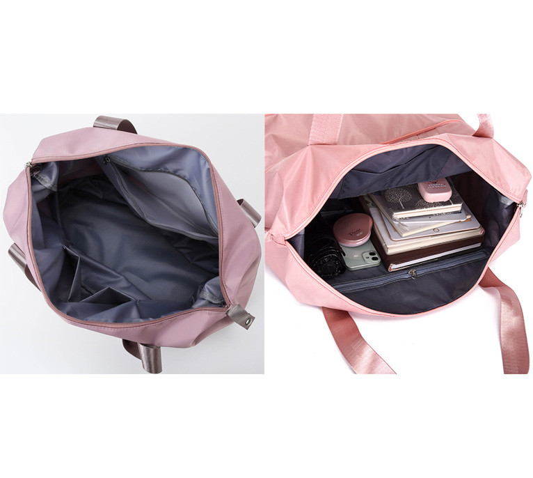 Femme de roulement 10.63x21.65x7.09 imperméables du polyester 210D de sac de voyage de molleton de sports »