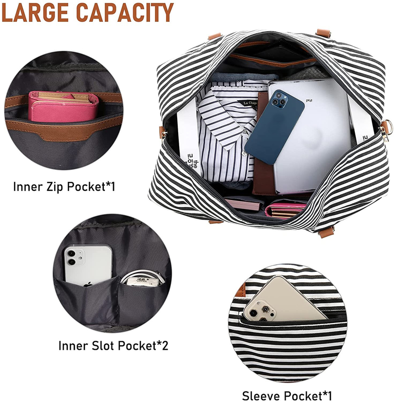 Bagage Carry On Weekend Tote 16.2x14.5x8 de sacs marins à voyage de la toile des hommes »
