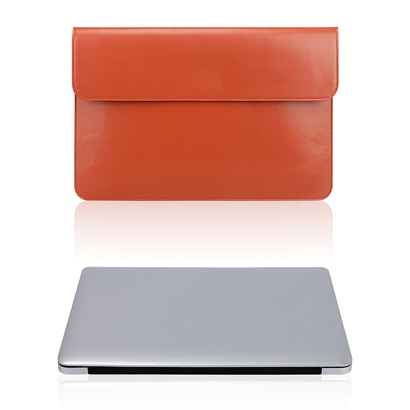 L'ordinateur portable des affaires des femmes met en sac pour le Macbook Pro 13 l'aileron d'enveloppe de cuir de douille d'ordinateur de 13,3 pouces