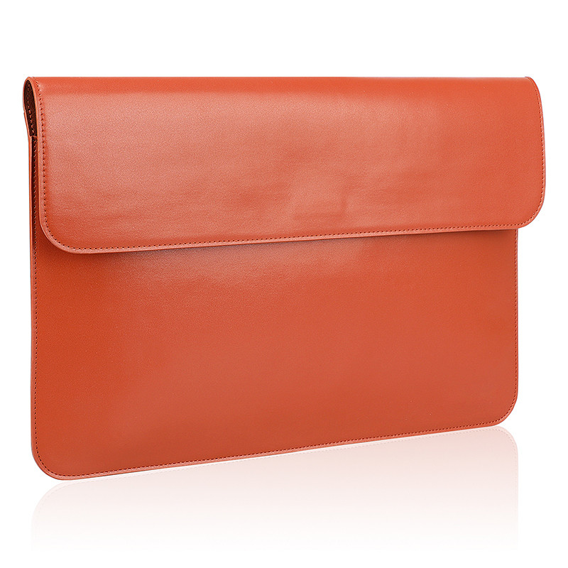 L'ordinateur portable des affaires des femmes met en sac pour le Macbook Pro 13 l'aileron d'enveloppe de cuir de douille d'ordinateur de 13,3 pouces