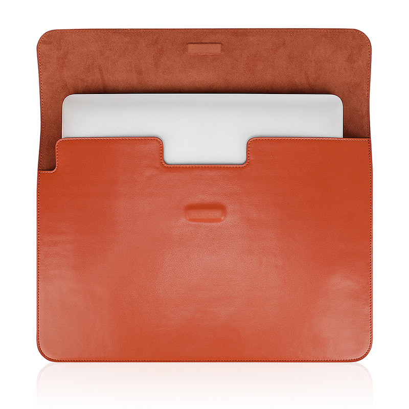 L'ordinateur portable des affaires des femmes met en sac pour le Macbook Pro 13 l'aileron d'enveloppe de cuir de douille d'ordinateur de 13,3 pouces