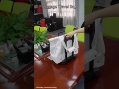 Sac de voyage sur mesure en cuir blanc